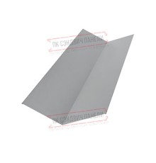 Планка ендовы верхняя простая 145х145х2000 Полиэстер Ral7004-0.45