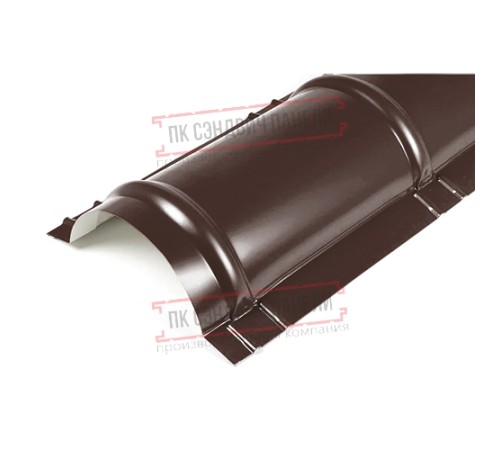 Планка конька круглого R110х2000 PURMAN-8017-0.5
