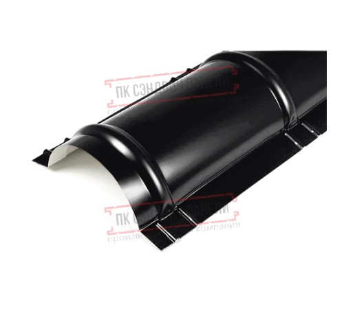 Планка конька круглого R110х2000 Viking-9005-0.45