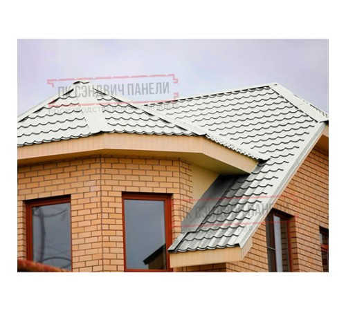 Планка примыкания верхняя 250х147х2000 ПЭ-9002-0.45