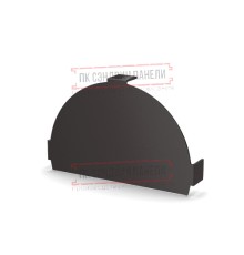 Заглушка конька круглого простая Viking E-8019-0.5