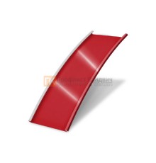 Продольно гнутый фальц гладкий 0,45 RAL 3020 Полиэстер
