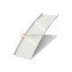 Продольно гнутый фальц профилированный 0,5 RAL 9003 Satin