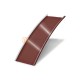 Продольно гнутый фальц гладкий 0,5 RAL 3009 Satin