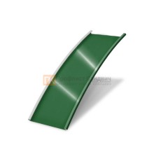 Продольно гнутый фальц гладкий 0,45 RAL 6002 Полиэстер