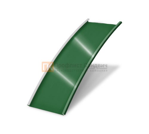 Продольно гнутый фальц гладкий 0,45 RAL 6002 Полиэстер
