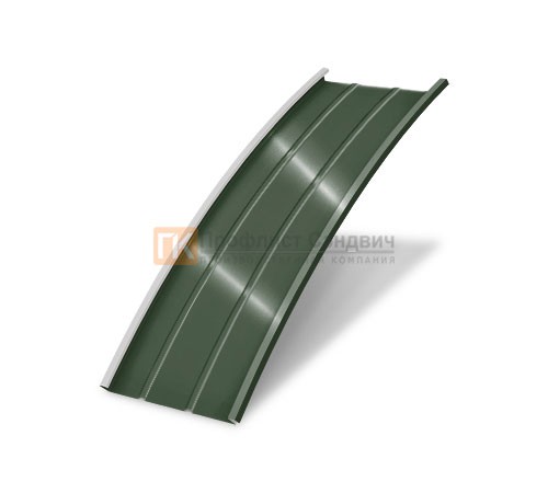 Продольно гнутый фальц профилированный 0,45 RAL 6020 Полиэстер