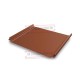 Кликфальц Pro 0,5 Satin RAL8004 терракота с пленкой на замках