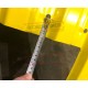 Продольно гнутый профнастил для укрытий конвейеров Н75ПГ-800, 0,6, нержавеющий