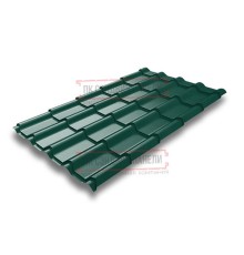 Металлочерепица Камея RAL6005 Velur-0.5