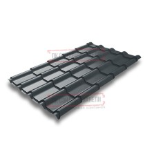Металлочерепица Камея RAL7016 Velur-0.5