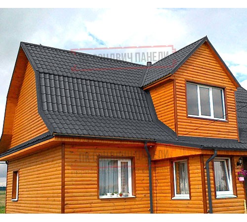 Металлочерепица классик плюс RAL7024 Drap-0.45
