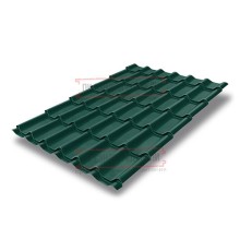 Металлочерепица классик плюс RAL6005 Atlas-0.5