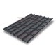 Металлочерепица классик плюс RAL7024 Satin-0.5