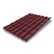 Металлочерепица Классик RAL3005 Velur-0,5