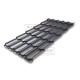 Металлочерепица Квинта плюс RAL7024 Quarzit PRO Matt-0.5