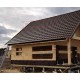 Металлочерепица модульная Квинта Uno 3D RAL8017 Rooftop Matte-0,5