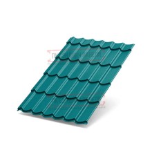 Металлочерепица Макси RAL5021 Полиэстер-0.5