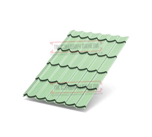 Металлочерепица Макси RAL6019 Norman-0.5