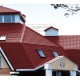 Металлочерепица Квадро профи RAL3011 Полиэстер-0,45