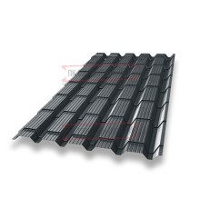 Металлочерепица Монкатта RAL7016 Atlas-0,5