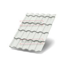 Металлочерепица Монтекристо-X RAL9003 Norman-0.5