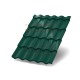 Металлочерепица Монтекристо-SL RAL6005 Norman-0.5