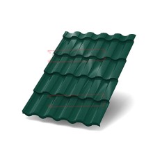 Металлочерепица Монтекристо-SL RAL6005 Viking E-0.5