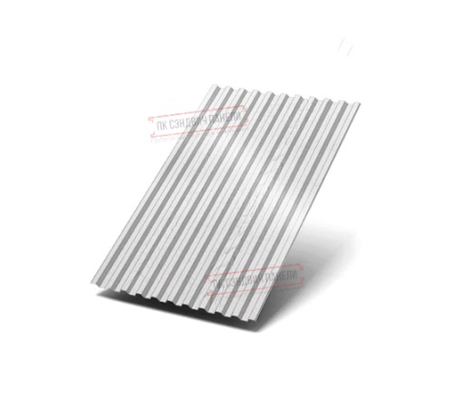 Профилированный лист C21х1000 ECOSTEEL_MA-Беленый Дуб-0.5