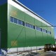 Сэндвич панели гладкие с пенополиуретаном, ширина 1000 мм, толщина 80 мм, 0.5/0.5, RAL6002