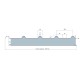 Сэндвич панели кровельные с пенополиизоциануратом, ширина 1200 мм, толщина 30 мм, 0.5/0.5, RAL5002