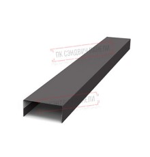 Крепежная планка нижняя Texas 0,5 Rooftop Matte RR 32 темно-коричневый