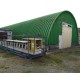 Профнастил H112ПГ-0.85, для бескаркасных ангаров, Полиэстер RAL 6002